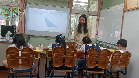 毛郁淳 - 中年級三角形教學
以實際的物品進行操作及認識
對三角形定義更加清楚