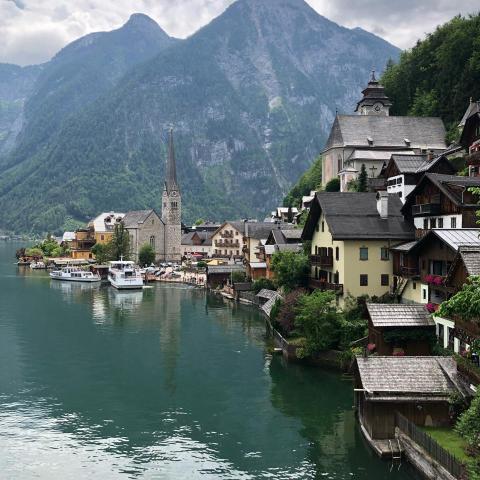 咖啡拉 - 哈爾施塔特風景