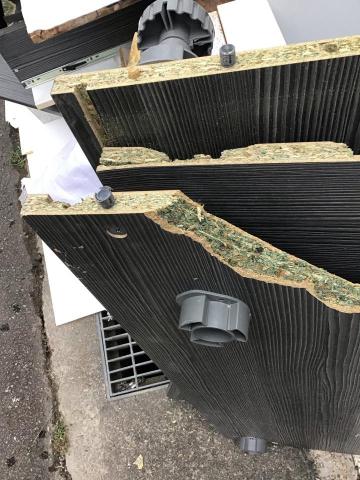 別墅、透天、規劃、統包 - 34。系統櫃體、系統的材質。耐用度低、抗潮性低容易腐壞。