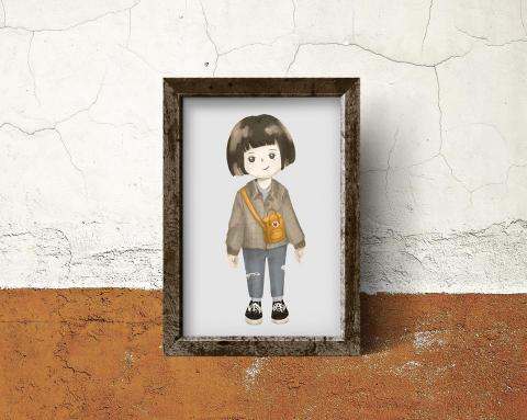 浮現設計 Present Design - 電繪插畫｜人像插畫