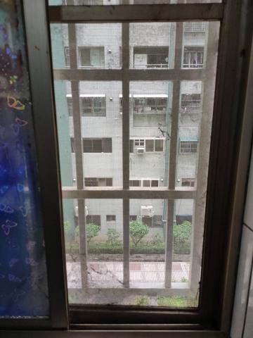 蔣小姐 - 紗窗清理前