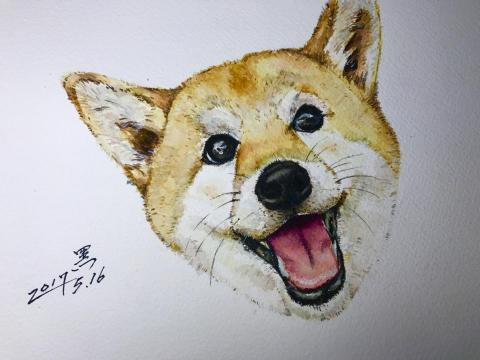 小黑藝術 - 水彩動物繪畫