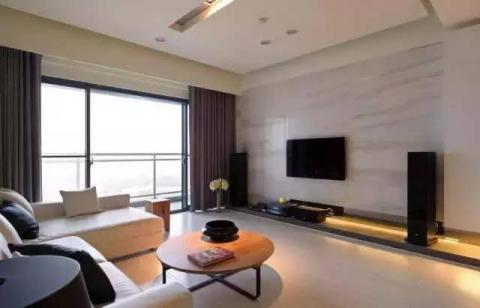 別墅、透天、規劃、統包 - 113。大理石電視牆