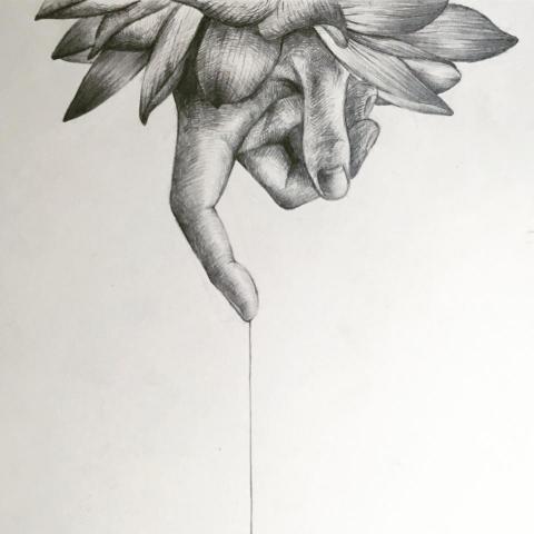 微生物工作室 - 插畫-蜘蛛之絲-芥川龍之介