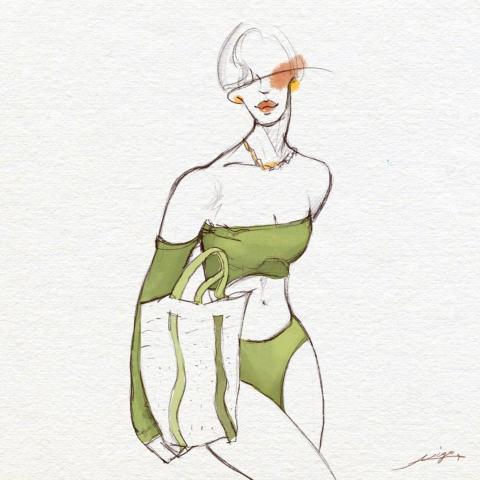 Migo插畫教室 - 時尚插畫１