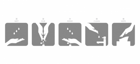 Jr 平面設計 - 洗手步驟
圖示設計