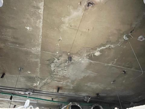 安室專業防水工程 - 辦公室天花板滲水處理-高低壓灌注止漏工程