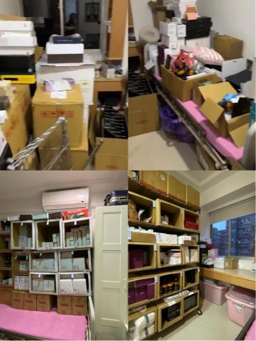 甄爺～甄幸福收納～ - 倉庫/原本物品塞到門進不去、終於清開了一些箱子、讓我可以進去拍照??