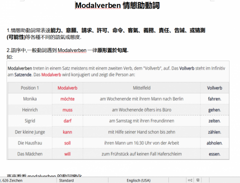 Chiao - Modalverben Chiao - Modalverben