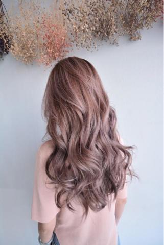 莎芙髮型攝影團隊 - 霧感粉紫棕