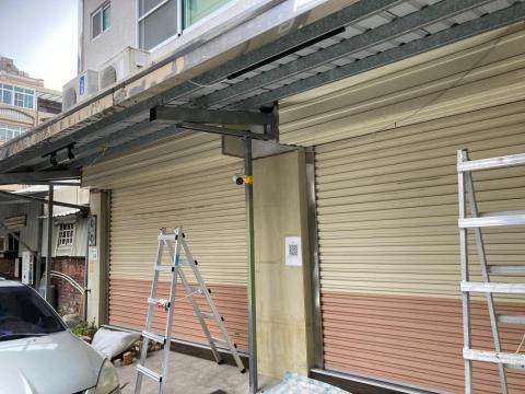 威振油漆工程 - 鐵皮浪板漆  施工前