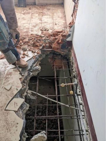 義成工程 - 樓板打除