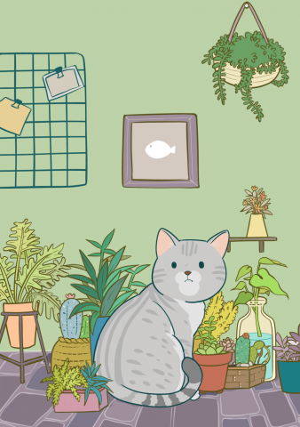 Nariacake  - 貓與植物 ｜精簡文藝