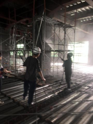 富程工程 - 泥作前置作業,清洗施作牆面 富程工程 - 泥作前置作業,清洗施作牆面