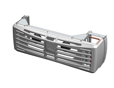 爵集實業有限公司 - 三菱FUSO商用冷凍車之散熱組外罩