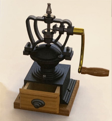 Yu-Ting Tang - 磨豆機渲染圖