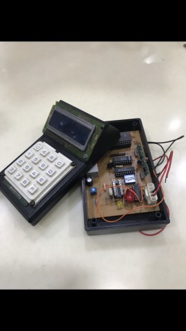 成老師家教 專攻台科北科 - 利用單晶片 自行設計的警報器
內含 Keyboard /LCD/無線電傳輸/ 及電話DTMF 產生電路