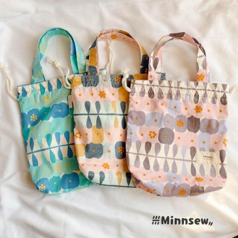 Minnsew縫紉工作室 - 袋物｜束口托特包、收納包、零錢包、兒童後揹包、托特包、面紙套、書本布套等等