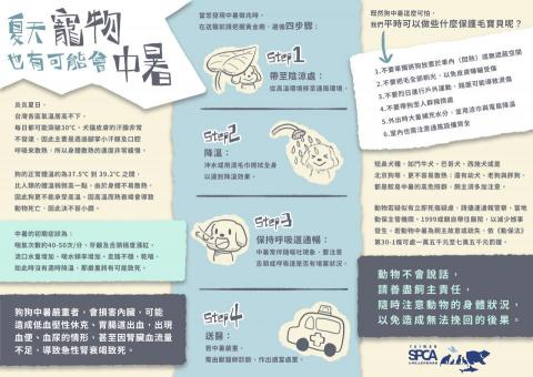 阿學RXue - SPCA|夏天寵物也會中暑-DM排版設計 阿學RXue - SPCA|夏天寵物也會中暑-DM排版設計