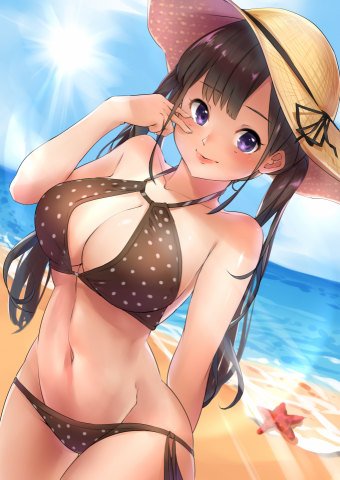 陳冠霖 - 【插畫】海灘少女