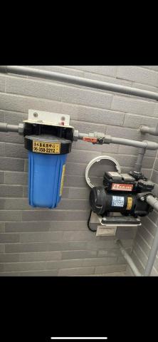 禾燕企業社  - Ro單管過濾器10"大胖安裝完成