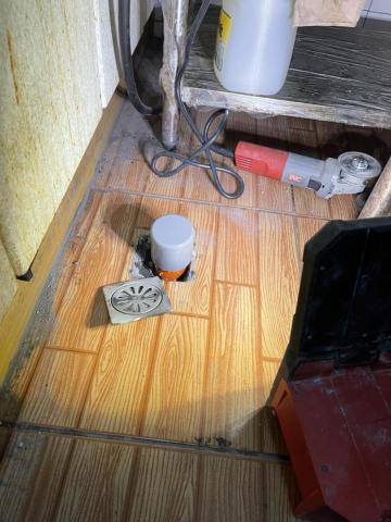 禾燕企業社  - 排水孔美觀處理前