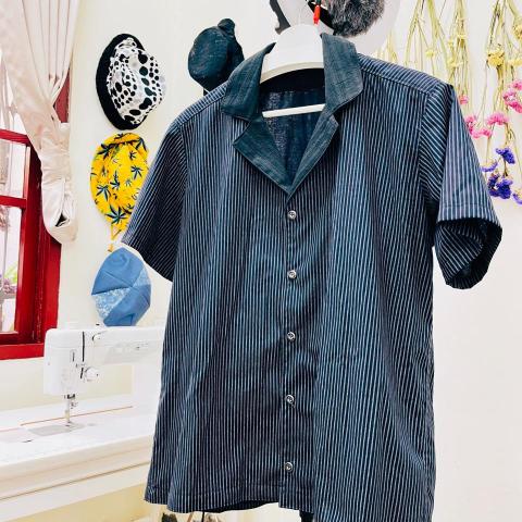 青。手作縫紉 - 男西裝領襯衫