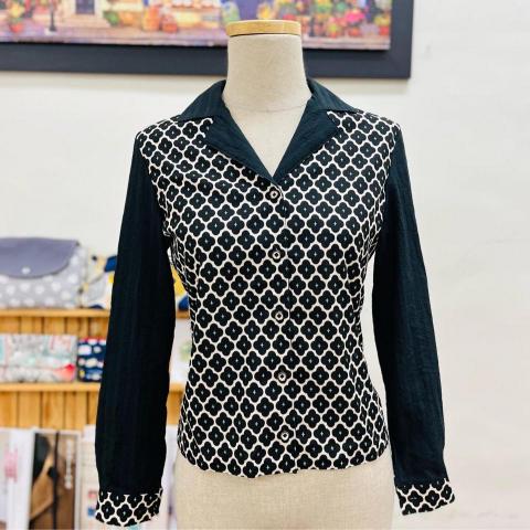 青。手作縫紉 - 女西裝領襯衫