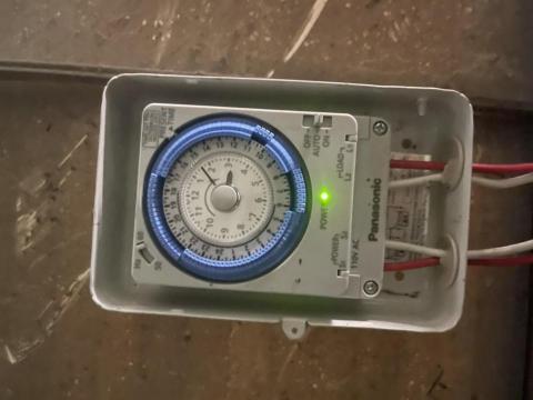 禾燕企業社  - 電器定時器安裝