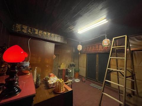 禾燕企業社  - 神明燈拉線安裝