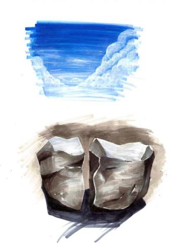 jingyi  - 麥克筆-質感練習