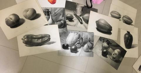 郭怜妃 - 鉛筆素描