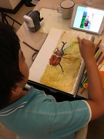 郭怜妃 - 色鉛筆教學