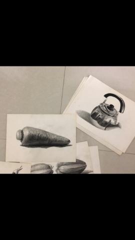 郭怜妃 - 鉛筆素描