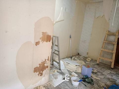 🍄裕安清潔油漆設計🌱室內裝潢 - 油漆粉刷壁紙處理前