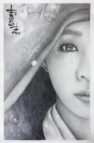 jingyi  - 電視劇海報素描練習