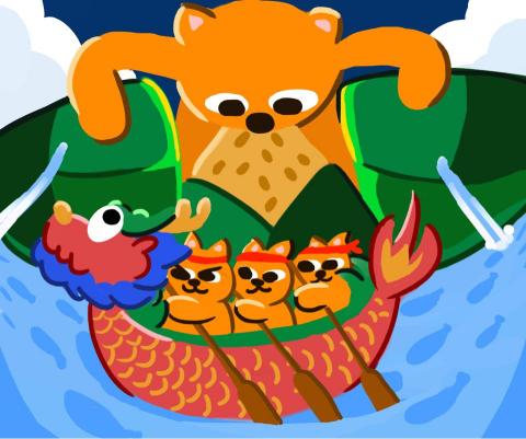 Chi_design - 端午節插畫