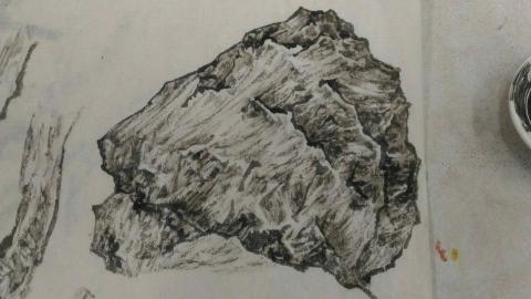 郭怜妃 - 水墨石頭