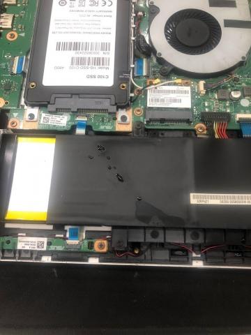 明誠科技 - 客戶筆電進水處理實圖