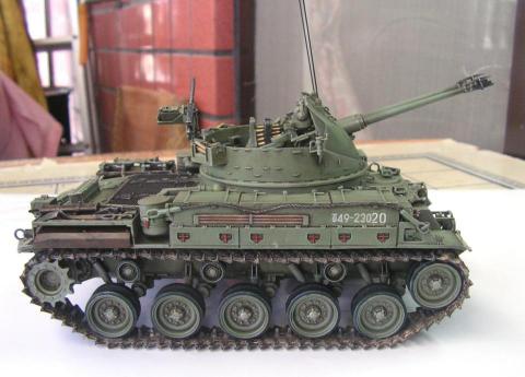 顏奕樑 - 國軍 M42A1 防空砲車/ROC [改造光影塗裝粉彩舊化等1/35]