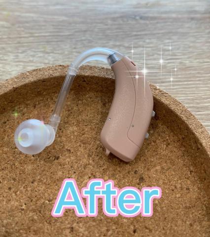 元健助聽器高雄楠梓店 - 清潔保養後