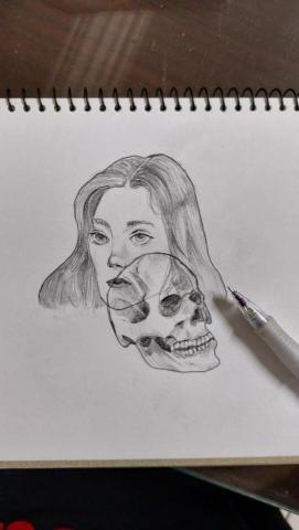 劉韋岑 - 素描草圖