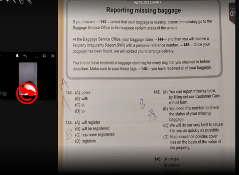 邱怡婷 - 多益-線上課程實拍