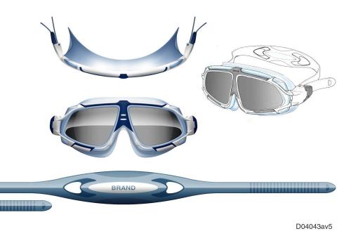 沈宜德 - 成人泳鏡設計，３Ｄ建模