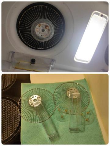 你好，我是管家-芊芊 - 抽油煙機上充滿油污的黏膩濾油網，刷洗的清潔溜溜。