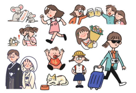 羅波動畫工作室 - 【 簡易插圖】 500-800 元/張