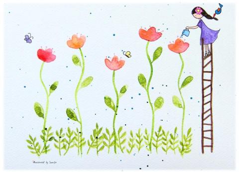 讀心娃娃繪畫工作室 - 手繪插畫設計(水彩) 讀心娃娃繪畫工作室 - 手繪插畫設計(水彩)