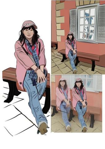 Phoebe Design  - 似顏繪04262022姐for 曾小姐