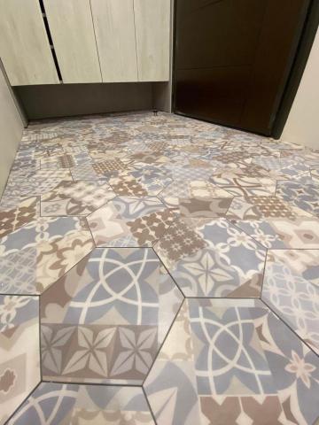 聖辰地板設計(塑膠地板代工達人賴桑) - 六角花磚PVC 聖辰地板設計(塑膠地板代工達人賴桑) - 六角花磚PVC