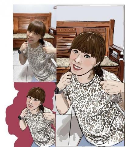 Phoebe Design  - 似顏繪04252022～for徐小姐